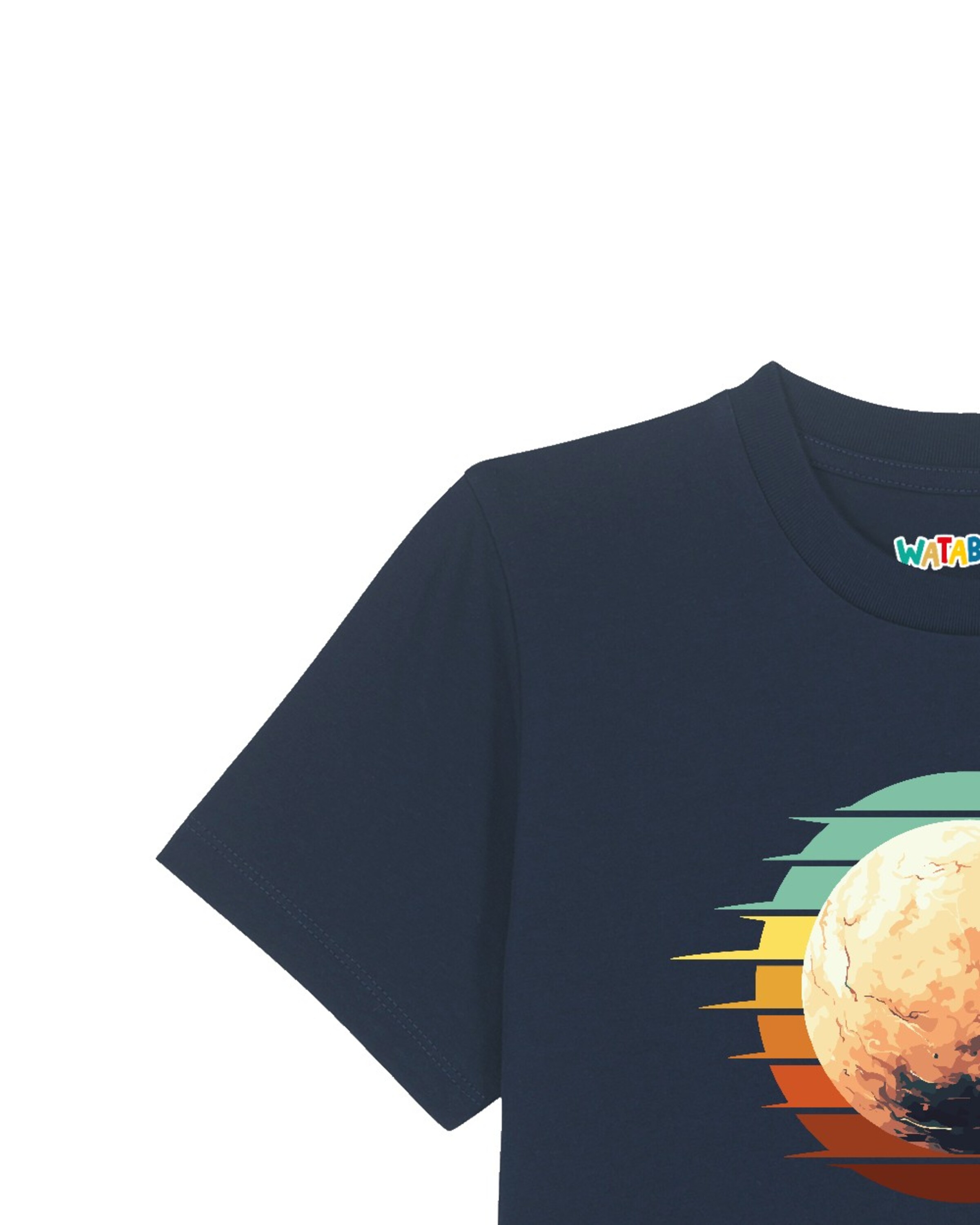 watabout.kids Shirt ' Pluto Retro Sunset ' in Blauw