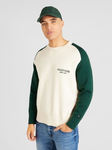 TOMMY HILFIGER Pullover in Beige: predná strana