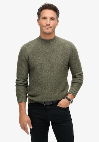 Pull-over Superdry en vert : devant