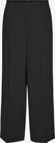 Masai Loose fit Pleated Pants in Black: front