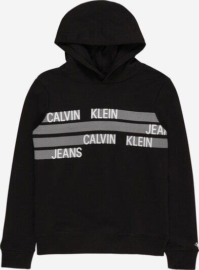 Calvin Klein Jeans Sweat en noir / blanc, Vue avec produit