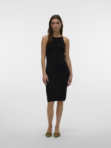 VERO MODA Gebreide jurk 'VMPanama' in Zwart