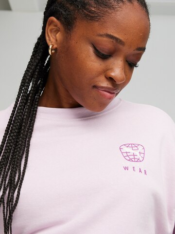 PUMA Sports sweatshirt 'BETTER SPORTSWEAR' in Pink