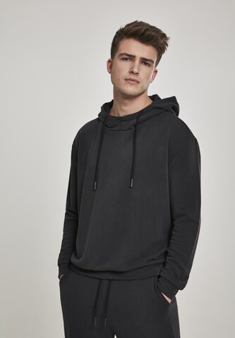 Urban Classics Regular fit Sweatshirt 'Terry' in Zwart: voorkant