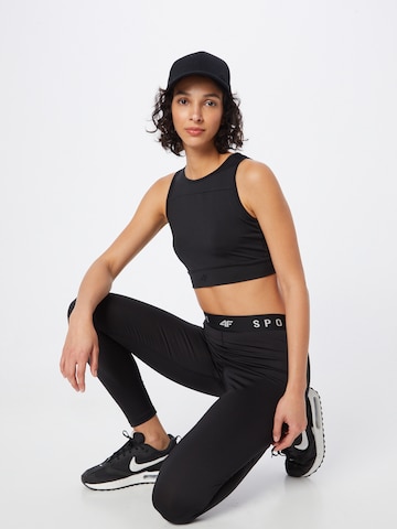 4F Skinny Workout Pants in Black