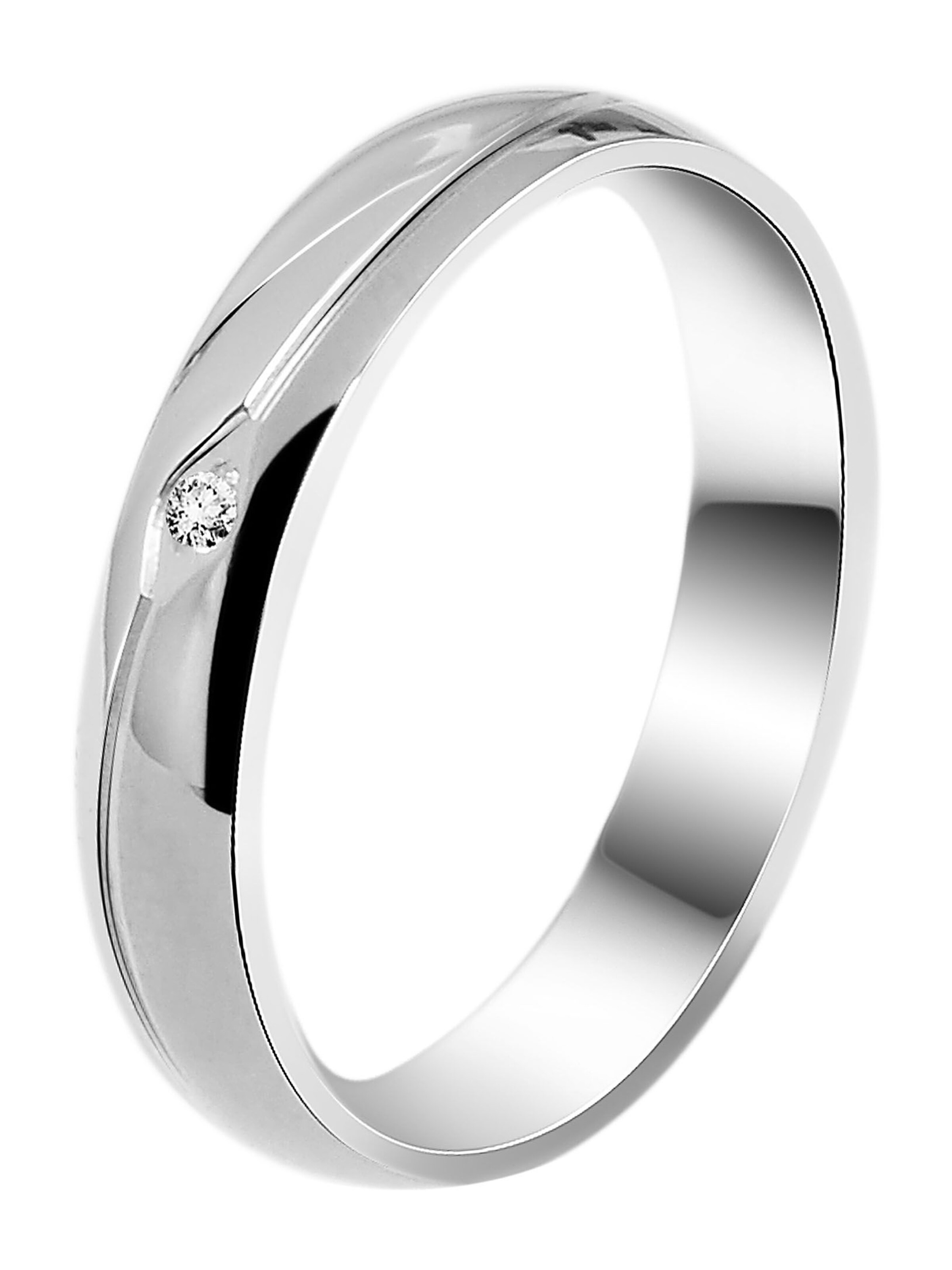 Akzent Ring 'Natural View, langlebig' in Silber: Vorderseite