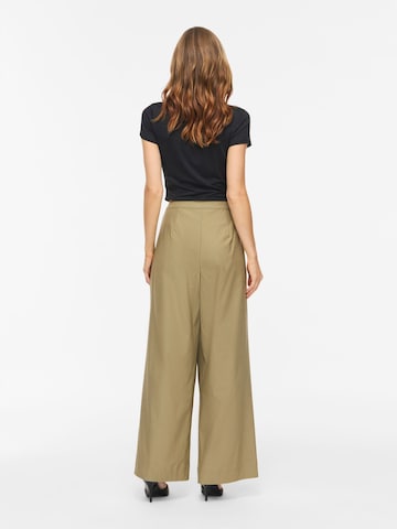VILA - regular Pantalón plisado 'VIFLIKS' en verde