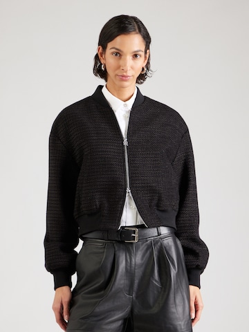 HUGO Prehodna jakna 'Andera-1' | črna barva: sprednja stran