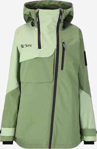 SLOPE Performance Jacket 'Zuko' in Green: front