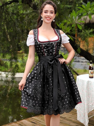 Yesfashion Dirndl‌‌‌ in Schwarz