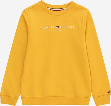 Sweat TOMMY HILFIGER en jaune : devant