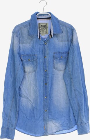 Alcott Button Up Shirt in S in Blue: front