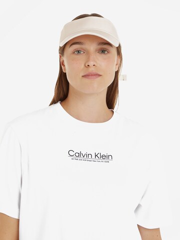 Calvin Klein Regular Visor in Beige