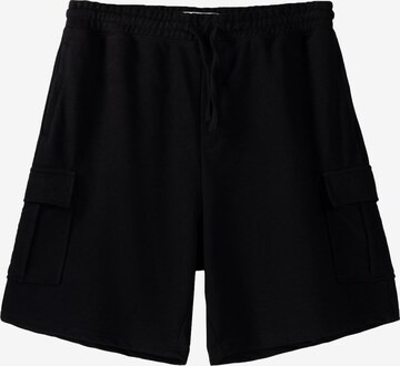 Bershka Loosefit Bukser i sort: forside