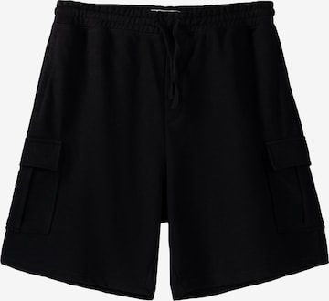 Bershka Loosefit Bukser i sort: forside