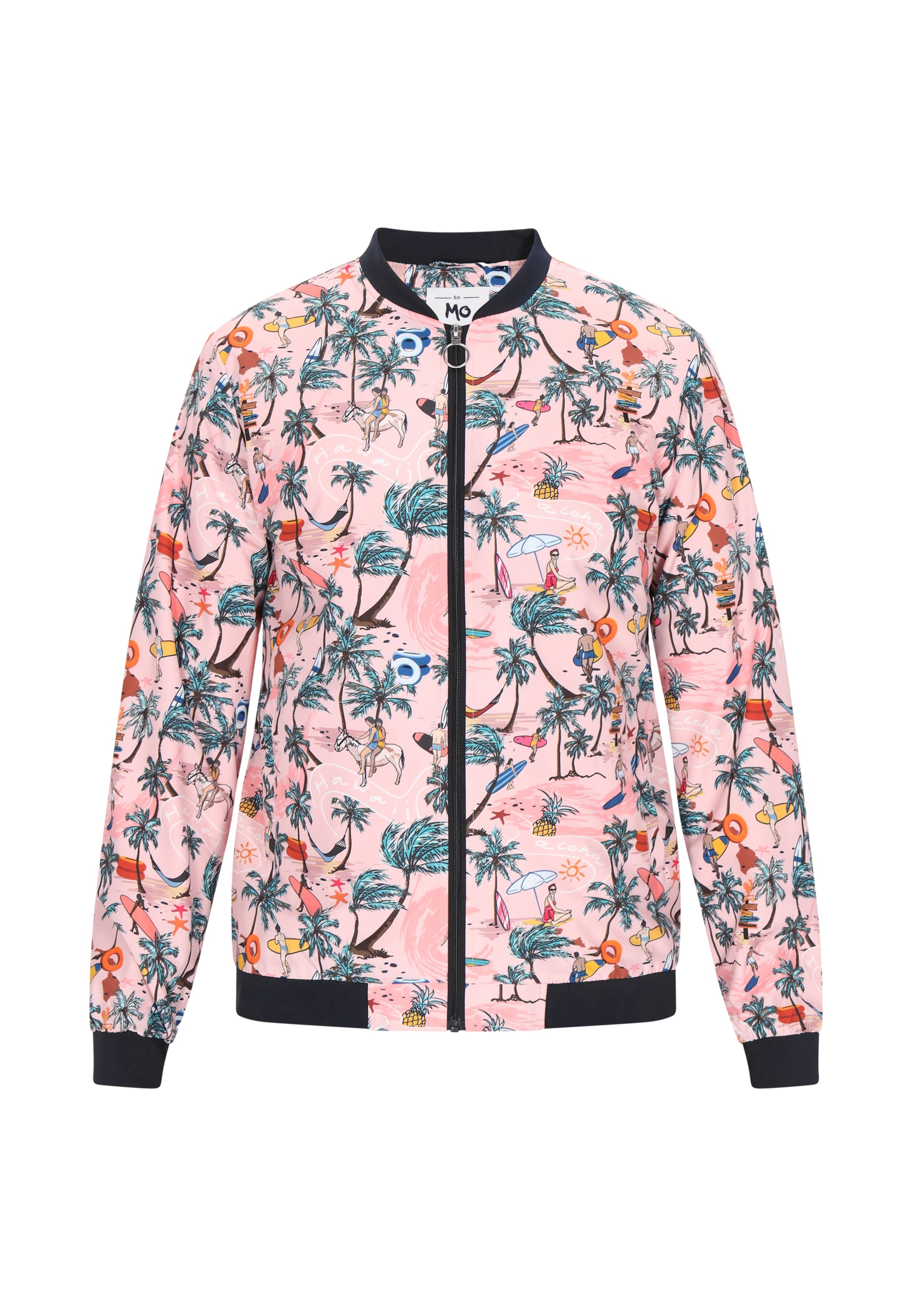 MO Välikausitakki värissä vaaleanpunainen: etupuoli