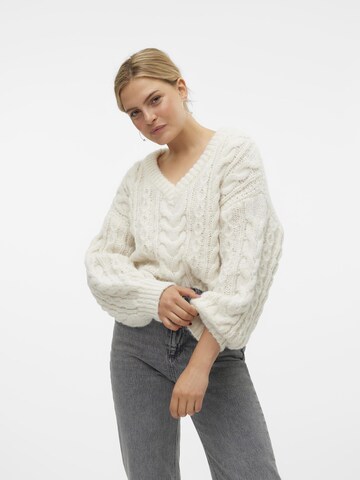 Pull-over 'DREAM' VERO MODA en beige : devant