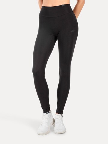 Smilodox Slim fit Leggings in Black: front
