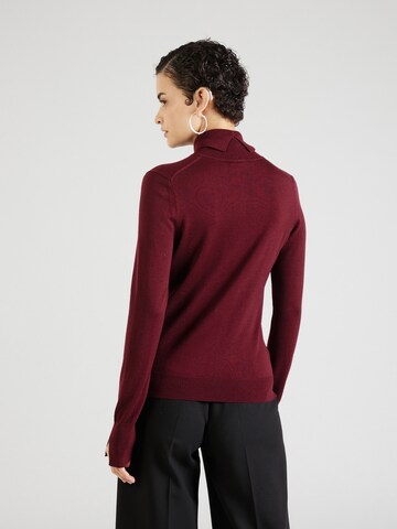 BOSS - Pullover 'Fasecta' em vermelho