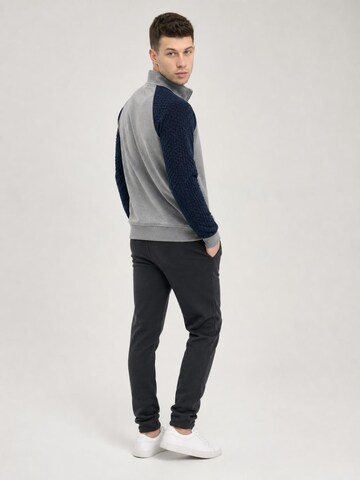 Veste de survêtement 'LEBO' SCR. en gris
