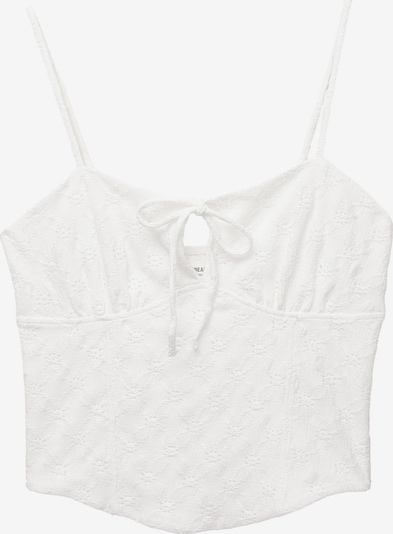 Pull&Bear Top in XS in weiß, Produktansicht