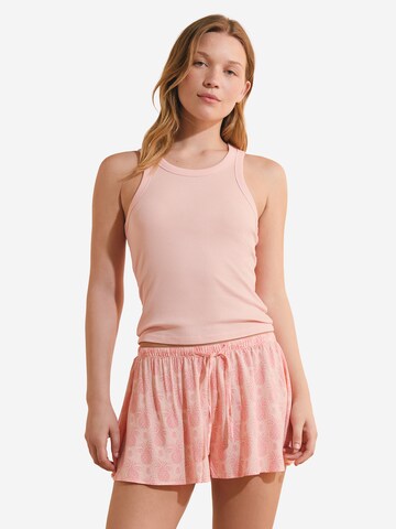 Pantaloncini da pigiama di ETAM in rosa: frontale