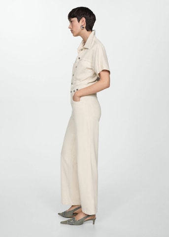 MANGO Jumpsuit 'CESCA' in White