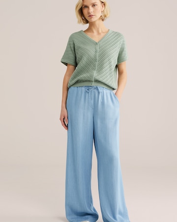 WE Fashion Knit cardigan in Green