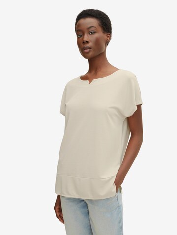 TOM TAILOR T-Shirt in Beige: predná strana