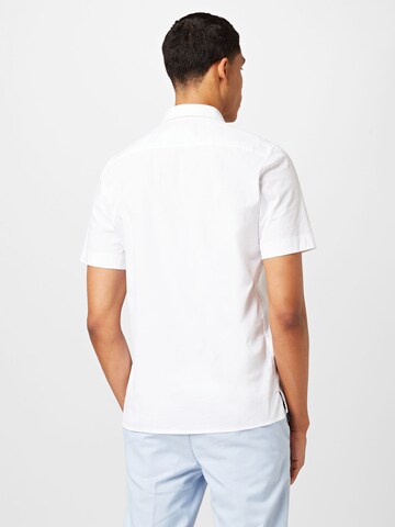 HUGO - Ajuste regular Camisa 'Ebor' en blanco