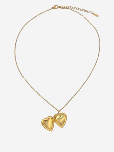 Lakris Jewelry Kæde 'LILLIAN LOCKET' i 40 - 45 cm i guld, Produktvisning