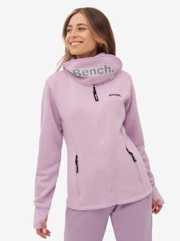 BENCH Zip-Up Hoodie 'Haylo' in Pink: front