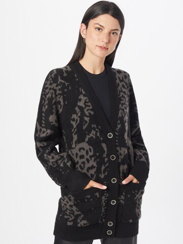 Iriedaily Knit Cardigan 'Britty' in Black: front