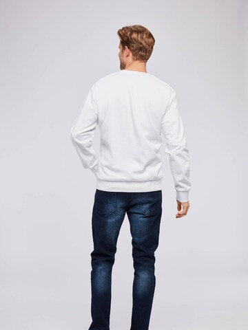 U.S. POLO ASSN. Sweatshirt 'Adler' i hvid