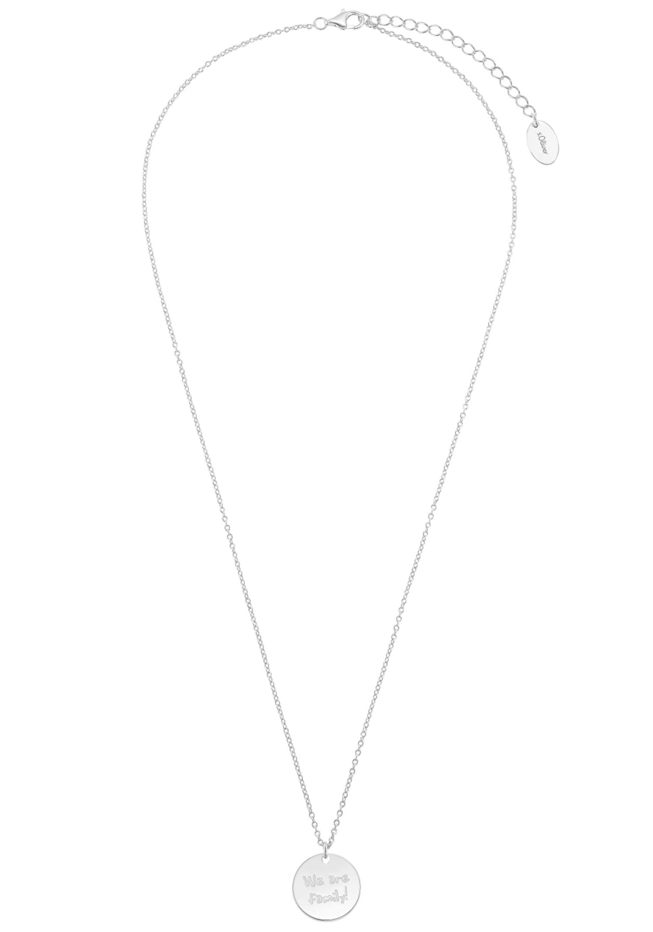 s.Oliver Necklace in Silver: front