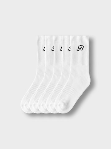 Burocs Socken‌‌‌‌‌‌‌‌‌ in Weiß: Vorderseite