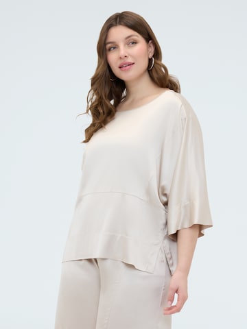 Chemisier Fiorella Rubino en blanc