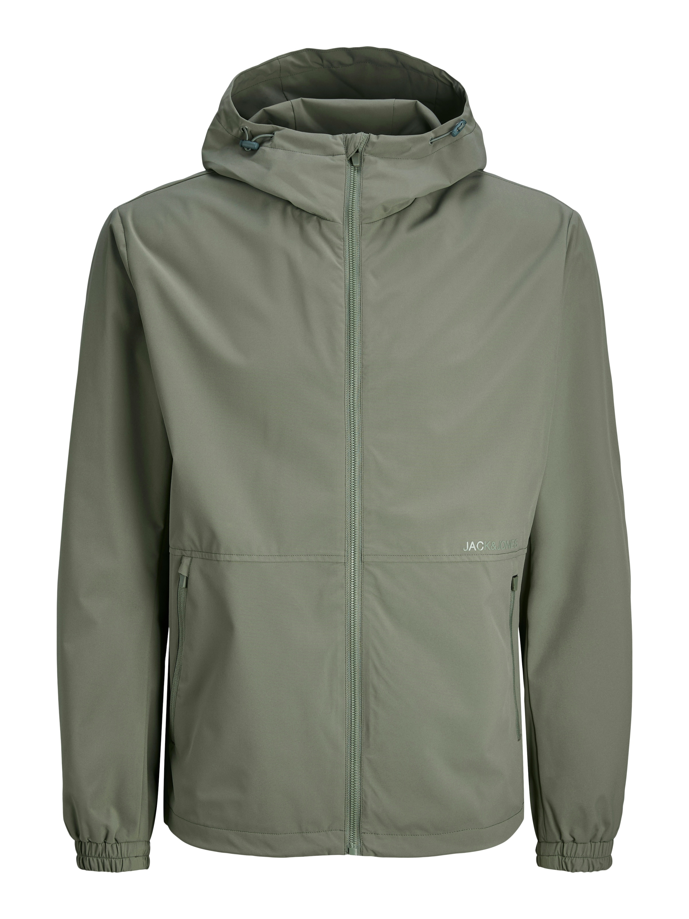 JACK & JONES Between-Season Jacket 'JJEUrban' in Green: front