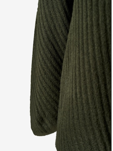 Zizzi - Pullover 'Mcomfy Rib' em verde