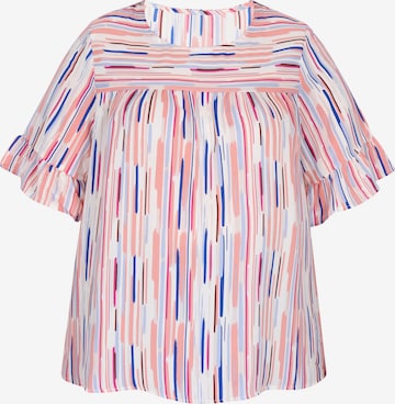 Ancie - Blusa en blanco: frente