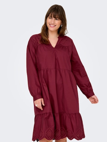 Robe-chemise ONLY Carmakoma en rouge