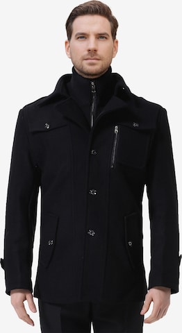 Youthup Wintermantel in Schwarz: Vorderseite