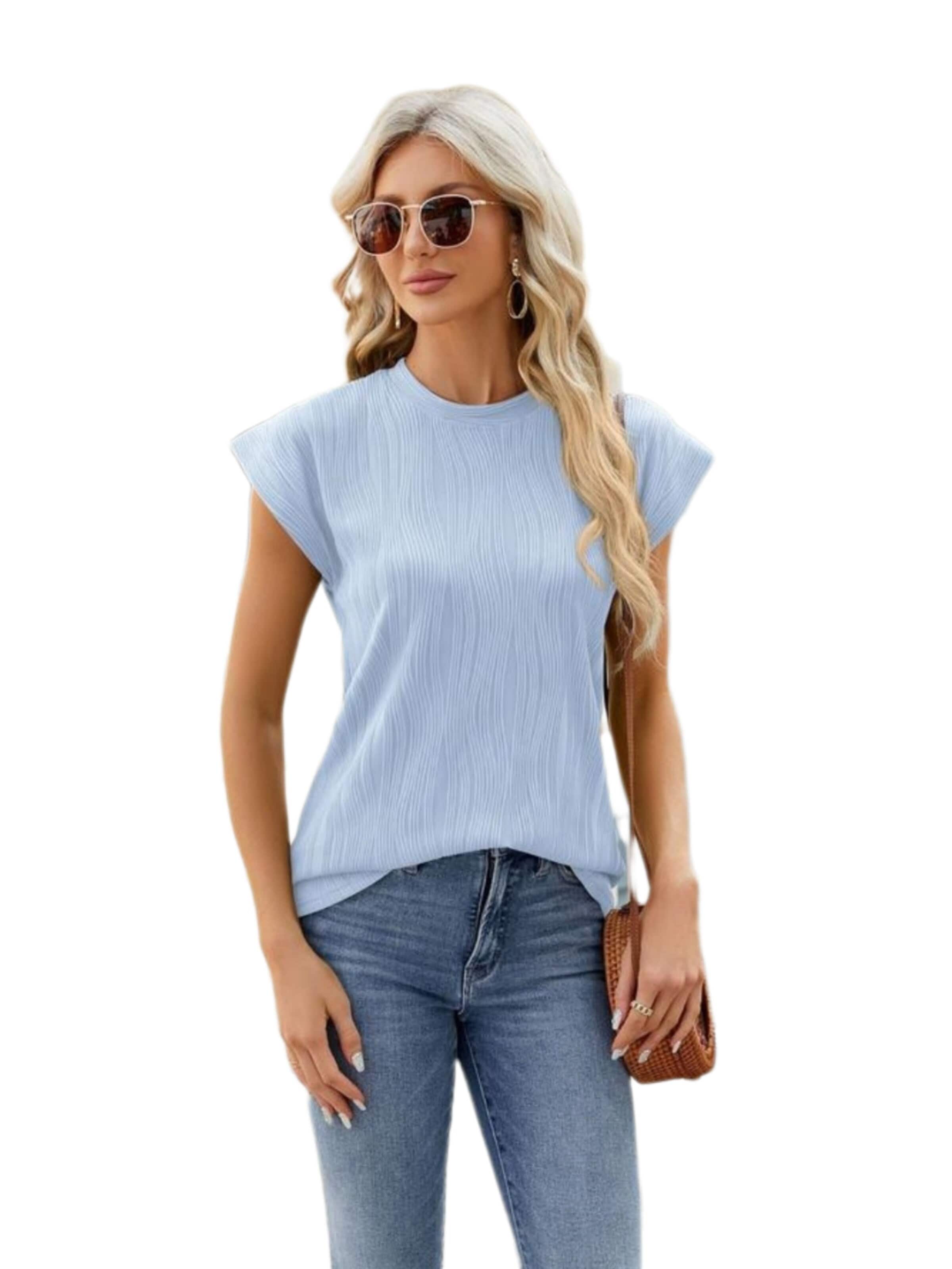 Yesfashion Bluse‌ in Blau: Vorderseite