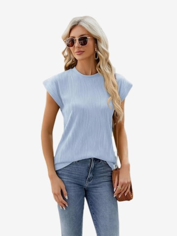 Yesfashion Bluse in Blau: Vorderseite