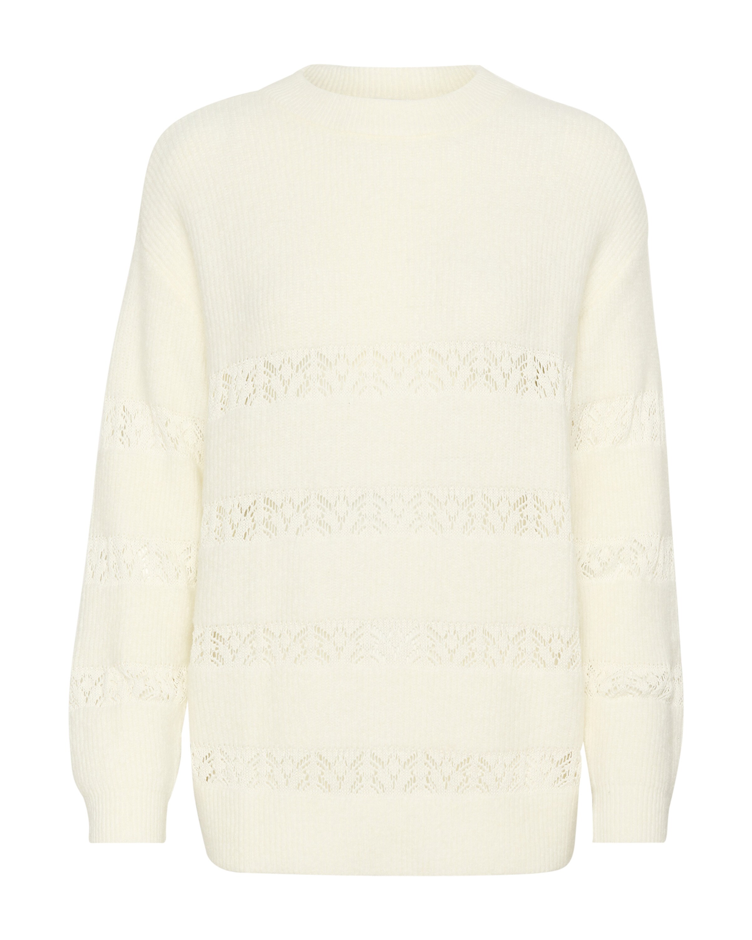 SAINT TROPEZ Pullover 'Ingela' in Weiß: Vorderseite