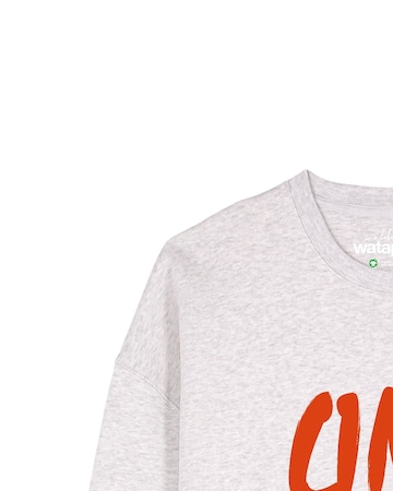Felpa 'Cin Cin ' di Watapparel in grigio