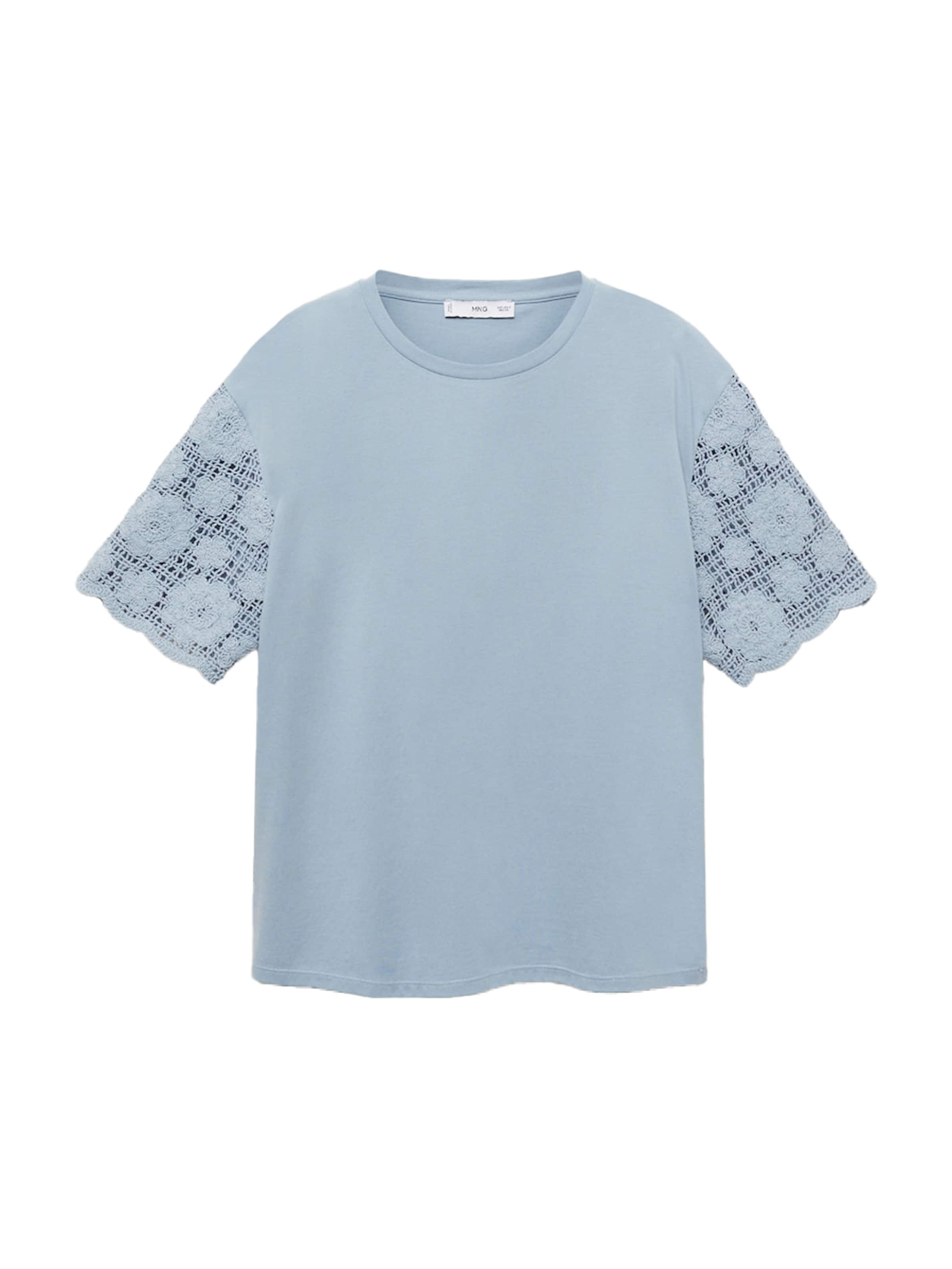 MANGO Shirts 'PETUNIA' i blå: forside