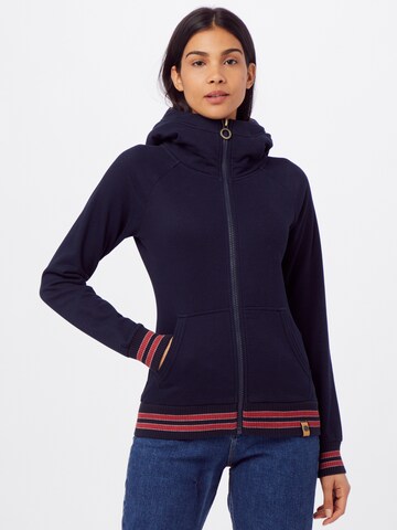 Fli Papigu Sweat jacket in Blue: front