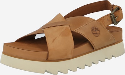 Sandale cu baretă TIMBERLAND pe maro, Vizualizare produs