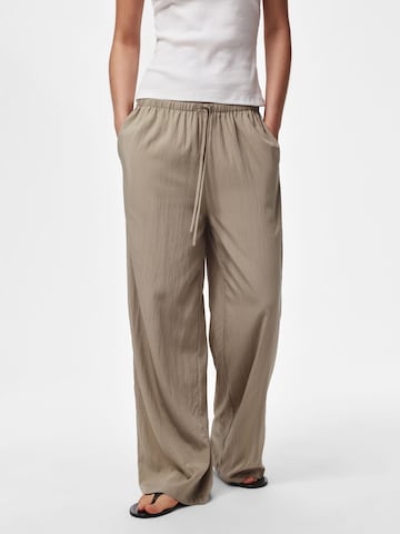 Wide leg Pantaloni 'JABINA' di PIECES in verde: frontale